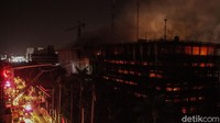 Kebakaran itu terjadi di gedung utama Kejaksaan Agung.
