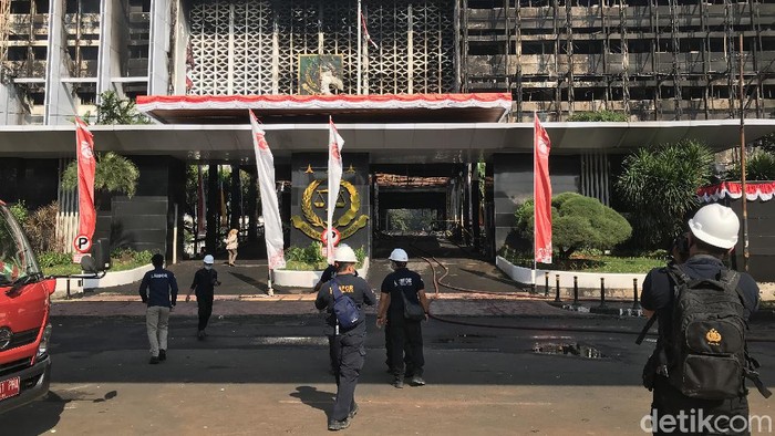 Kebakaran di Gedung Kejagung