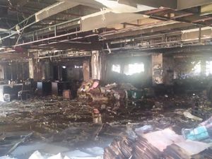 Kebakaran Gedung Kejagung Sisakan Puing dan Jelaga, Ini Penampakannya