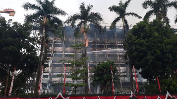 Kondisi Terkini Kebakaran Gedung Kejaksaan Agung