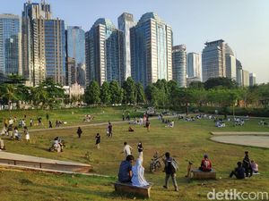 Menikmati Sore di Hutan Kota GBK
