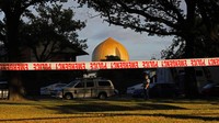 Aksi penembakan dilakukan pria asal Australia itu pada 15 Maret 2019 dengan menggunakan senjata otomatis dan menewaskan 51 orang. AP Photo/Vincent Thian.