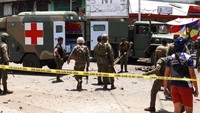 Dilansir dari AP, Senin (24/8/2020), serangan ekstrimis ini disebut yang terburuk pada tahun ini. Komandan Militer daerah Letjen Corleto Vinluan mengatakan, pengeboman itu dilakukan di tengah pandemi. AP Photo/Nickee Butlangan.