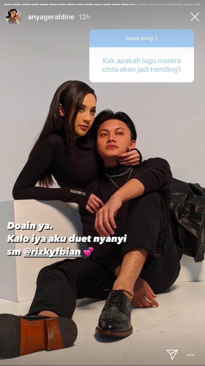 Anya Geraldine, Rizky Febian