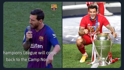 Coutinho Juara Liga Champions, Barca dan Liverpool Kena Sindir Meme