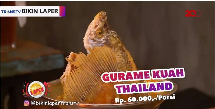 Gurame Saus Thailand dan Nasi Goreng Rempah yang Pedas Nyengat