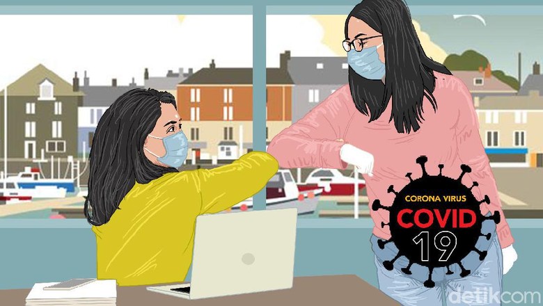 Ilustrasi Virus Corona, Covid 19 Poster