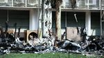 Kebakaran Gedung Kejagung Sisakan Puing dan Jelaga