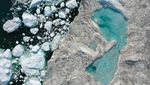 Ratusan Miliar Ton Es Greenland Mencair Imbas Perubahan Iklim
