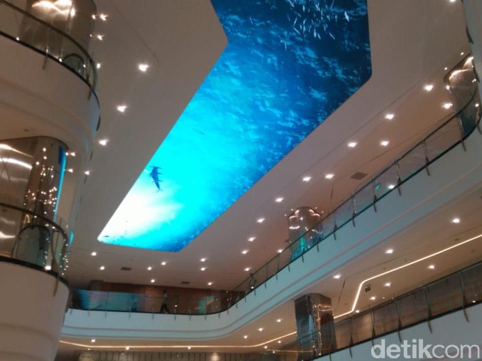 Usai Ada Kerumunan Jadi Viral Led Akuarium Raksasa Tentrem Mall Dimatikan