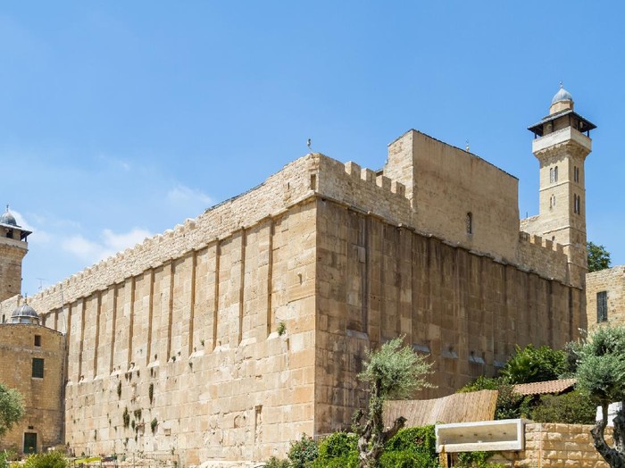Cave of the Patriarchs or Cave of Machpelah, Sanctuary of Abraham, double tombs of Abraham and Sarah in Hebron, Israel