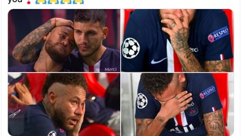 Kami bersamamu Neymar, terima kasih atas segalanya, tulis netizen ini memberikan dukungan. Foto: istimewa