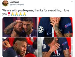Tangisan Neymar Jadi Pujian dan Ejekan Netizen