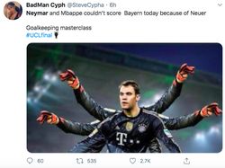 Tangisan Neymar Jadi Pujian dan Ejekan Netizen