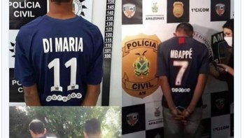 Karena tak juara, Neymar, Mbappe dan Di Maria diledek langsung ditangkap setibanya di Kota Paris. Foto: istimewa