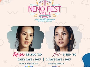 Yuk Nyanyi Bareng dengan Raisa dan BCL di Neno Fest Vol. 2