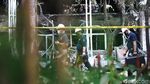Polisi Olah TKP Cari Penyebab Kebakaran Gedung Kejagung