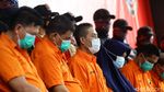 Potret Para Pelaku Penembakan Maut di Kelapa Gading Berbaju Tahanan