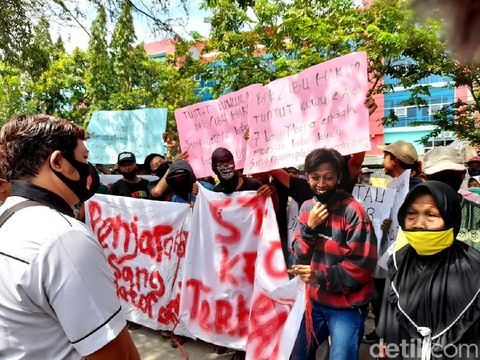 Sidang kasus Kades Luwunggede Brebes aniaya bocah, PN Brebes, Senin (24/8/2020).