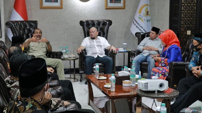 Suasana pertemuan dengan pimpinan DPD RI