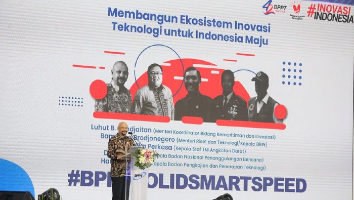 Kepala BPPT Hamam Riza dalam Ultah BPPT Tahun 2020