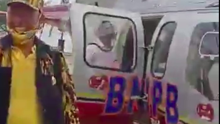 Viral Helikopter BNPB Dipakai Antar Ketua DPRD Riau ke Musda Golkar