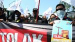 Aksi Buruh di Gedung DPR Tidak Terapkan Jaga Jarak