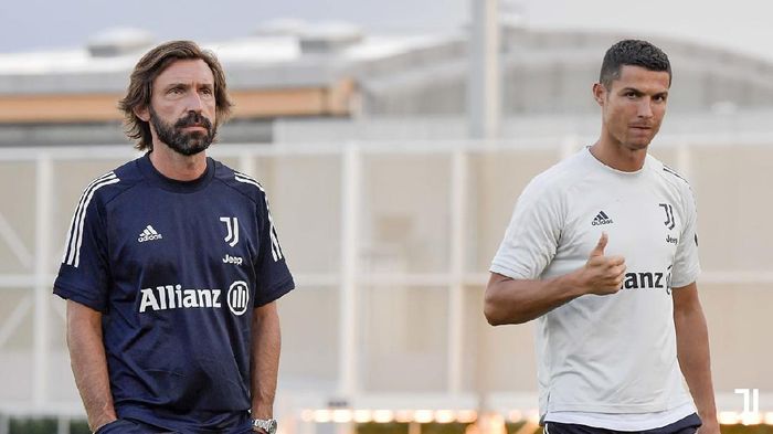 Andrea Pirlo Andrea Pirlo dan Cristiano Ronaldo.