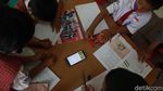 Semangat Belajar Daring di Posyandu