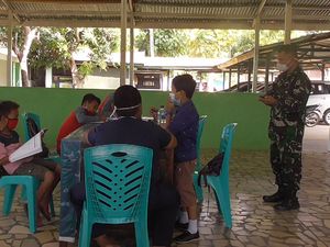 Markas TNI di Polman Diserbu Anak-anak yang Belajar Secara Daring