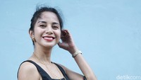 Kirana Larasati beberapa kali mendapatkan makian dari penontonnya sendiri. Foto: Palevi S/detikFoto