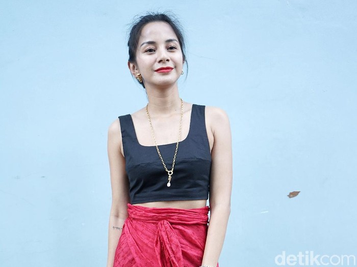 Kirana Larasati saat ditemui di kawasan Trans TV.