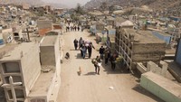 Peru memiliki jumlah kematian per kapita tertinggi di kawasan Amerika Latin dan Karibia. Marcos Reategui/Getty Images  