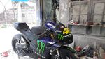 Ngebet MotoGP, Ini Penampakan Vixion yang Dimodifikasi ala Motor Valentino Rossi