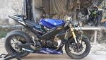 Ngebet MotoGP, Ini Penampakan Vixion yang Dimodifikasi ala Motor Valentino Rossi