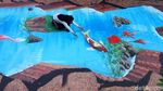 Mural 3D Hiasi Jalan Museum Basoeki Abdullah di Jakarta