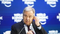 Sekretaris Jenderal PBB, Antonio Guterres mengatakan bahwa pariwisata adalah sektor ekspor terbesar ketiga dari ekonomi global, setelah bahan bakar dan bahan kimia, dan pada 2019 menyumbang 7% dari perdagangan global. AP Photo/Markus Schreiber  