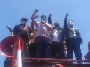 Waka DPR Dasco Temui Massa Penolak Omnibus Law, Gerindra: Protokol Dipenuhi