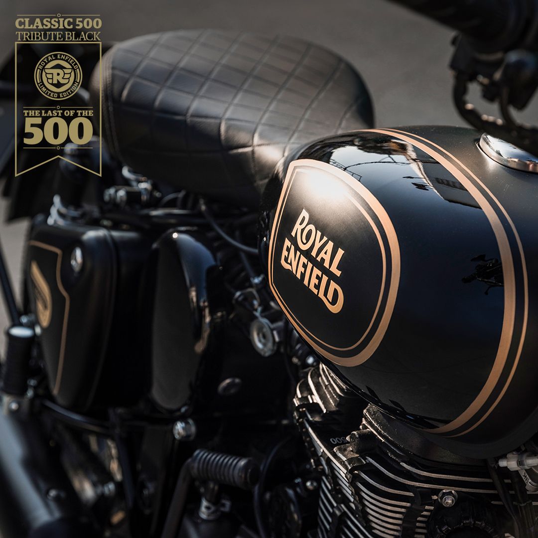 Royal Enfield Tribute Black Edition edisi akhir 500cc Royal Enfield.