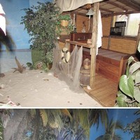 Tidak hanya konsep ruang angkasa, ada juga ruangan yang berkonsep ala pantai. Dijamin kalau kamu tinggal disini, kamu tidak akan merasa bosan. Foto: Twitter @frazierapproves