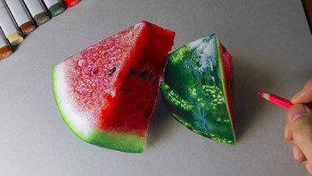 Seger banget lihatnya, tapi ini hanya lukisan. Foto: Instagram/marcellobarenghi