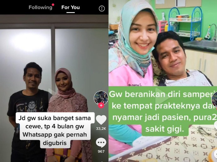 Tiktok Muhammad Ikra dan Ditta Intan Carlany