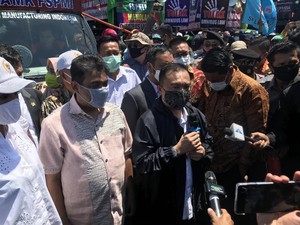 Puan Ingatkan Klaster Corona, Dasco Temui Massa Buruh Tolak Omnibus Law