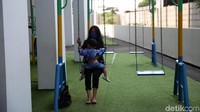 Rumah DP Rp 0 juga dilengkapi dengan arena bermain anak. 