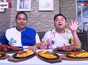 Bikin Laper! Mewahnya Giant Ribs dan Rib Eye yang Empuk Juicy