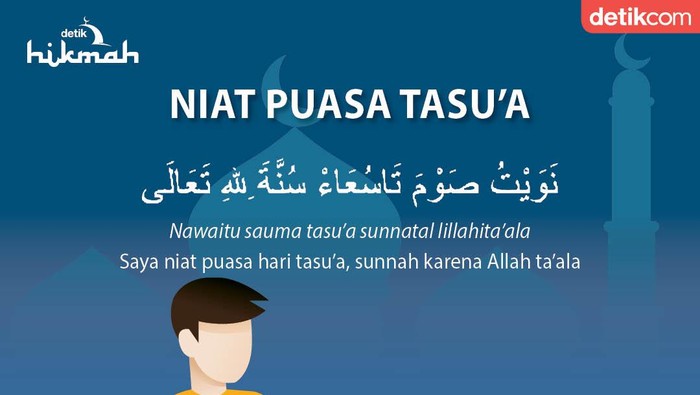 Infografis niat puasa tasua