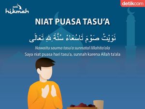 Bacaan Niat Puasa Tasua: Arab, Latin dan Terjemahannya
