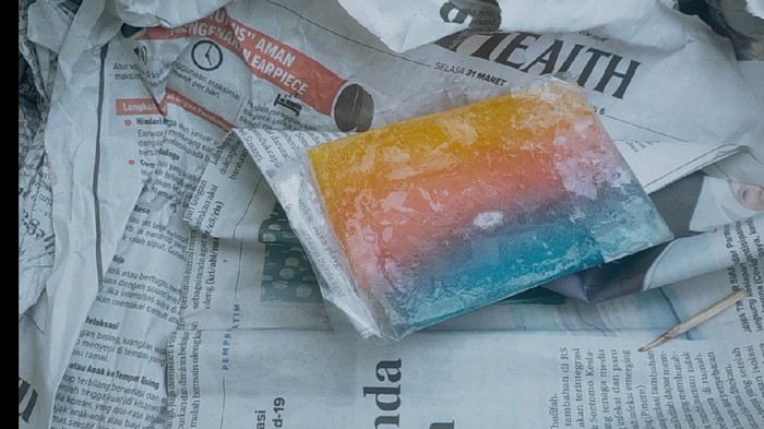 Polisi Ungkap Hasil Labfor Es Kue Jadul Diduga Berbahan Spons di Jakpus