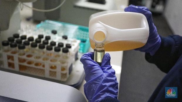 Laboratorium pengembangan B40 milik ESDM. (CNBC Indonesia/Andrean Kristianto)