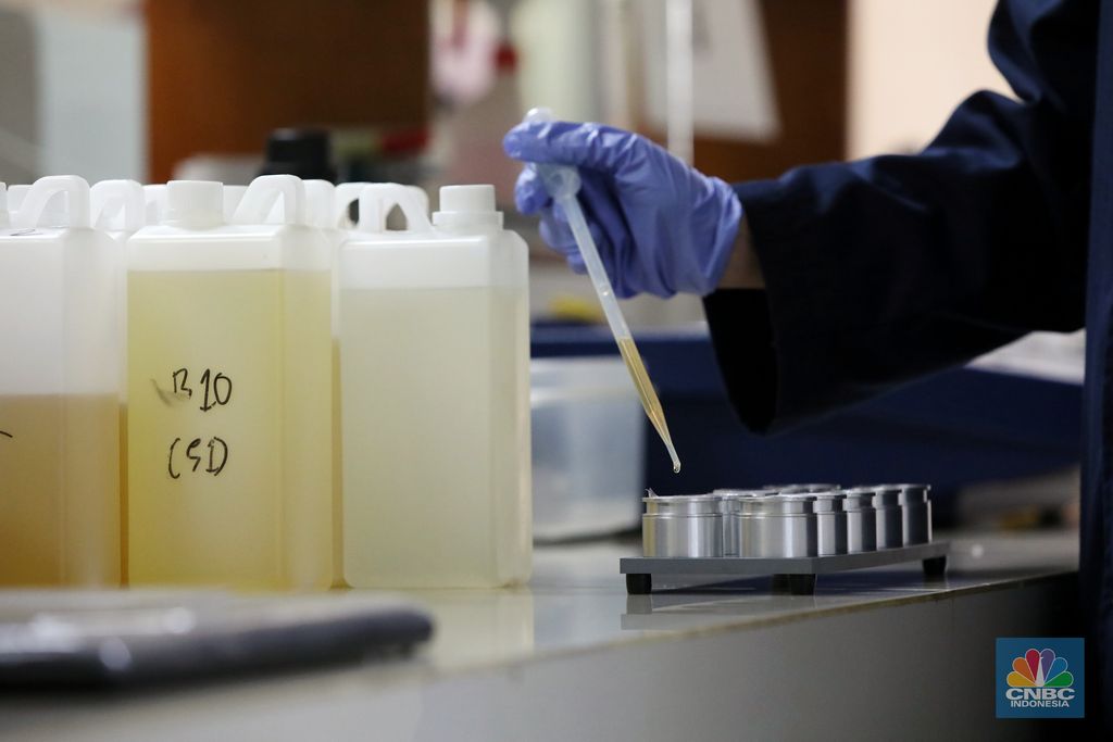 Laboratorium pengembangan B40 milik ESDM. (CNBC Indonesia/Andrean Kristianto)